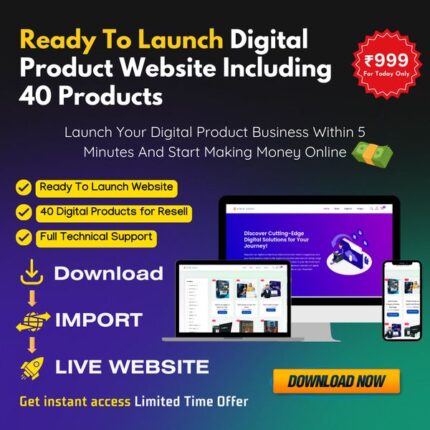 Launch Your Profitable Digital Product Store Today!